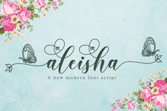 Aleisha Font: Elevating Editorial Design with Elegant Script