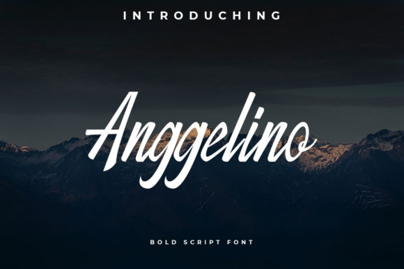 Anggelino Font: Stylish Handwritten Script for Web Design