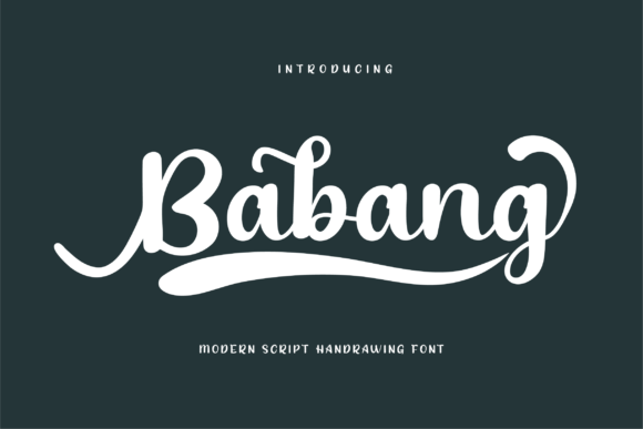 Babang Font: Elegant Script Handwritten Type for Business Branding