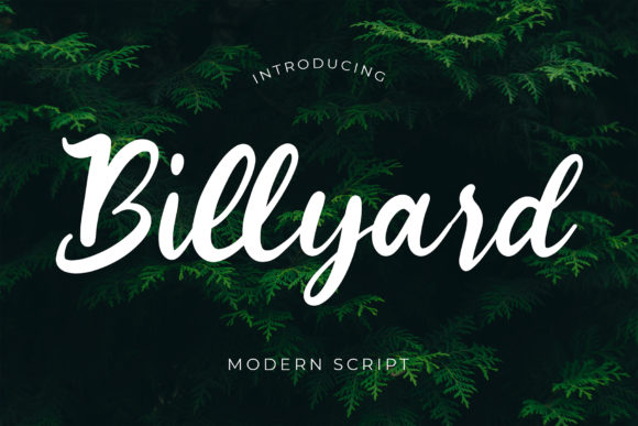 Billyard Font: Elevating Editorial Design with Elegant Script