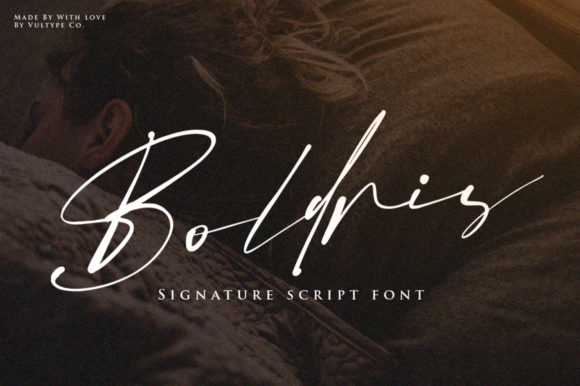 Boldris Font: Elegant Script for Modern Design