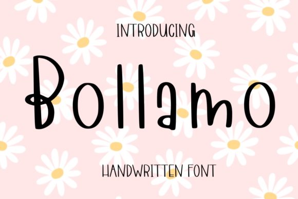 Bollamo Font: Authentic Script Handwritten Typography for Web Design
