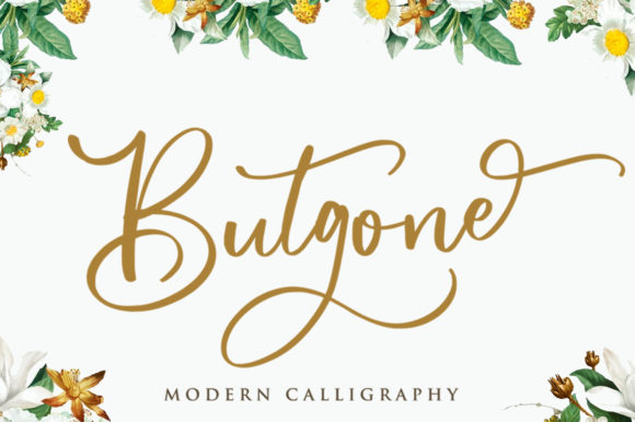 Butgone: Elegant Script Font for Creative Projects