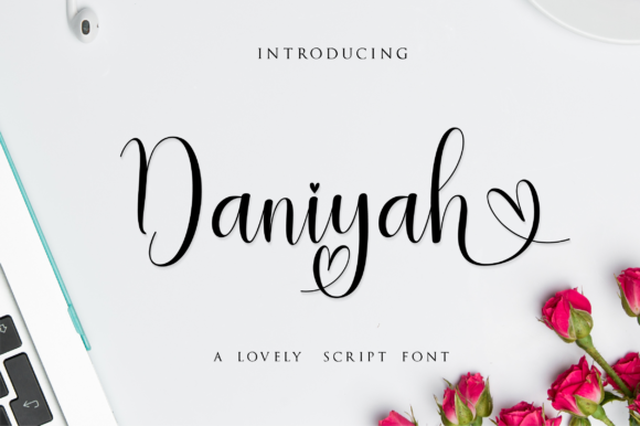 Daniyah Font: Elegant Script for Handmade Labels