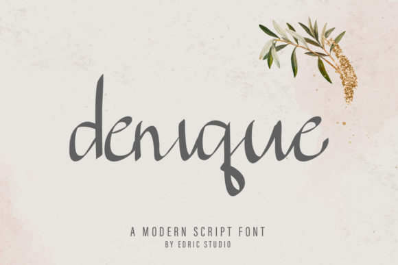 Denique Font Review: A Delicate Script for Editorial Design