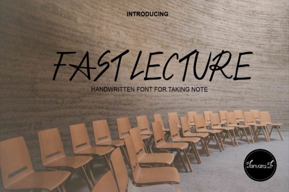 Fast Lecture Font for Web Design and Digital Branding