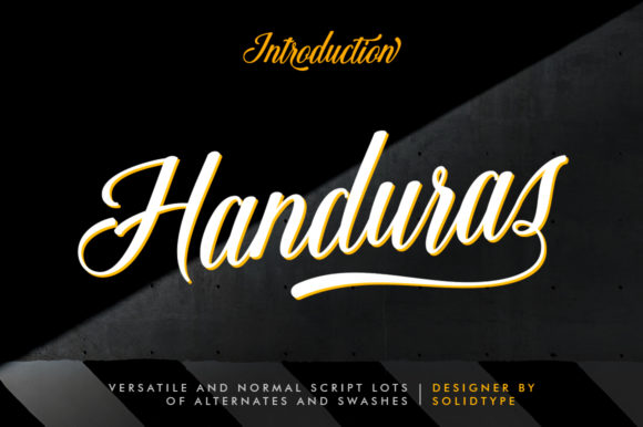 Handuras Font Review for Elegant Brand Identity Design
