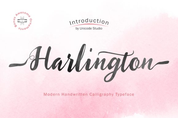 Harlington Font Review for Elegant Campaign Design
