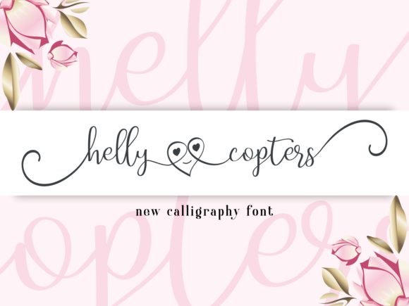 Helly Copters Font for Elegant Editorial Design