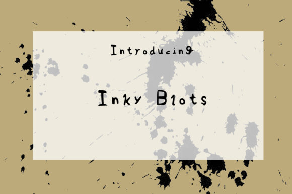 Inky Blots Font: Elevating Small Business Branding