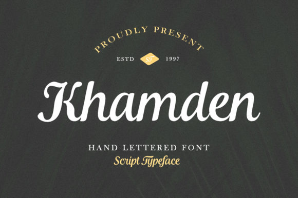 Khamden Font: Elevating Campaign Visuals with Elegant Script