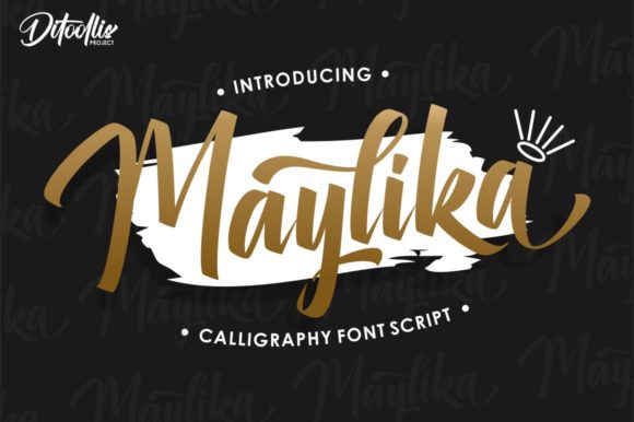 Maylika Font: Elegant Script Handwritten Typography for Digital Campaigns