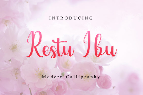 Restu Ibu Font: Elegant Script for Editorial Design
