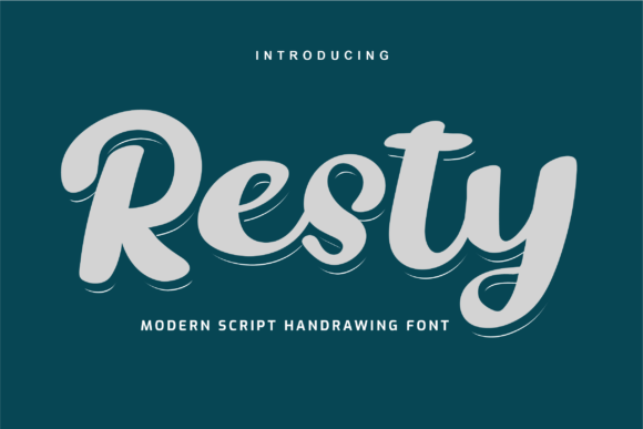 Resty Font: Elegant Script Handwritten Typography for Web Design