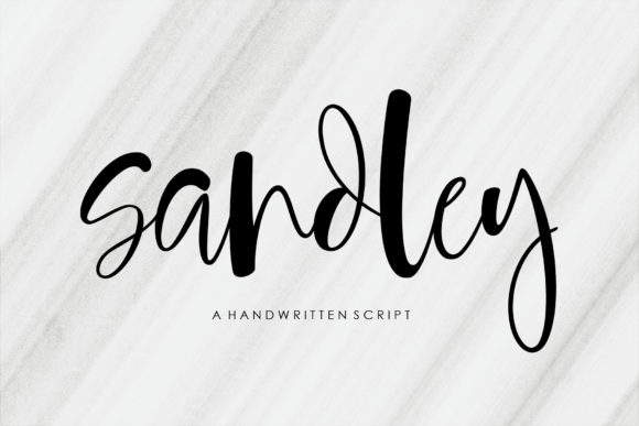 Sandley Font: A Relaxed Script for Organic Branding